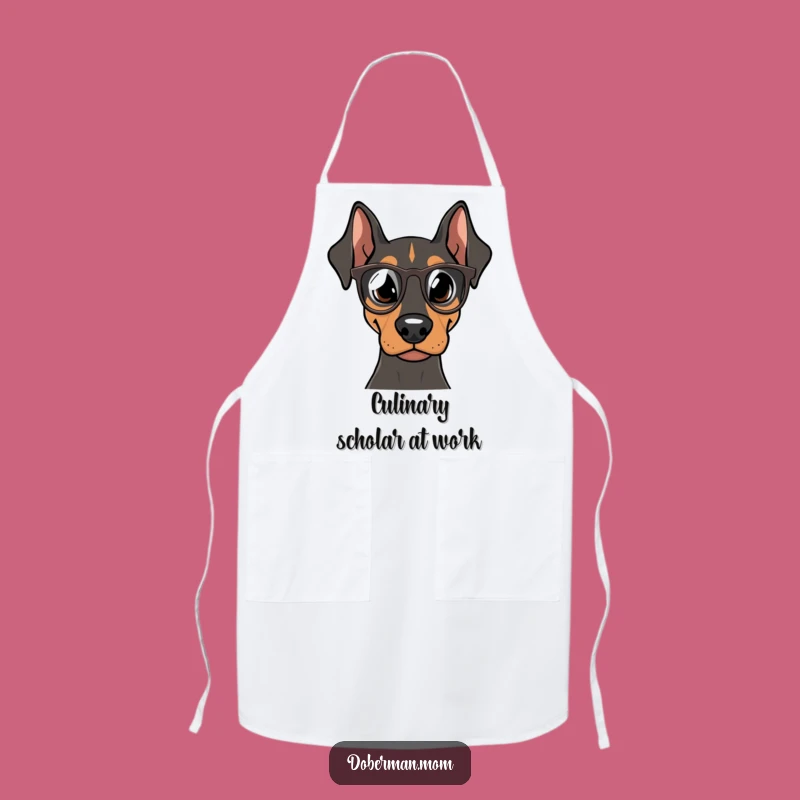 Funny Doberman Chef Apron: A Smart & Whimsical Cooking Gift