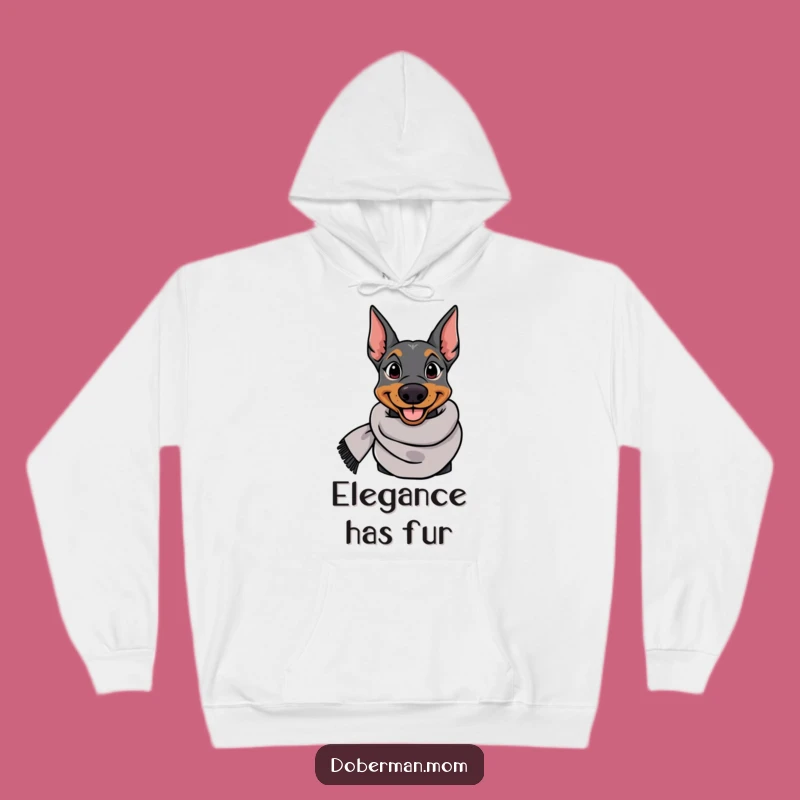 Funny Doberman Hoodie: Cozy Up with This Elegant & Stylish Dog Gift