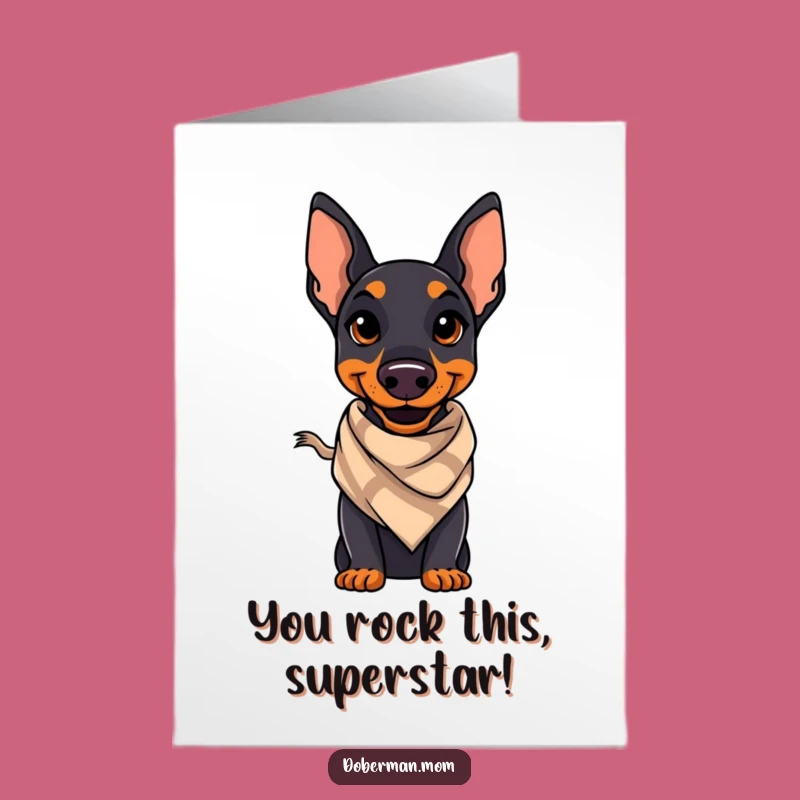 Congrats Free Printable: Doberman Diva Nails It DIY Gift