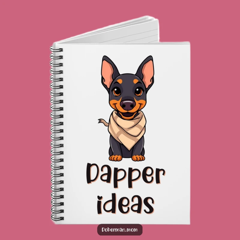 Funny Doberman Style Notebook: Jot Down Your Chic Ideas