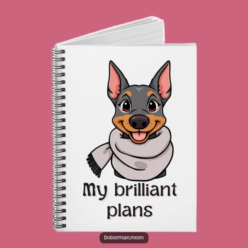 Funny Doberman Notebook: Elegant Dog Journal for Stylish & Humorous Notes