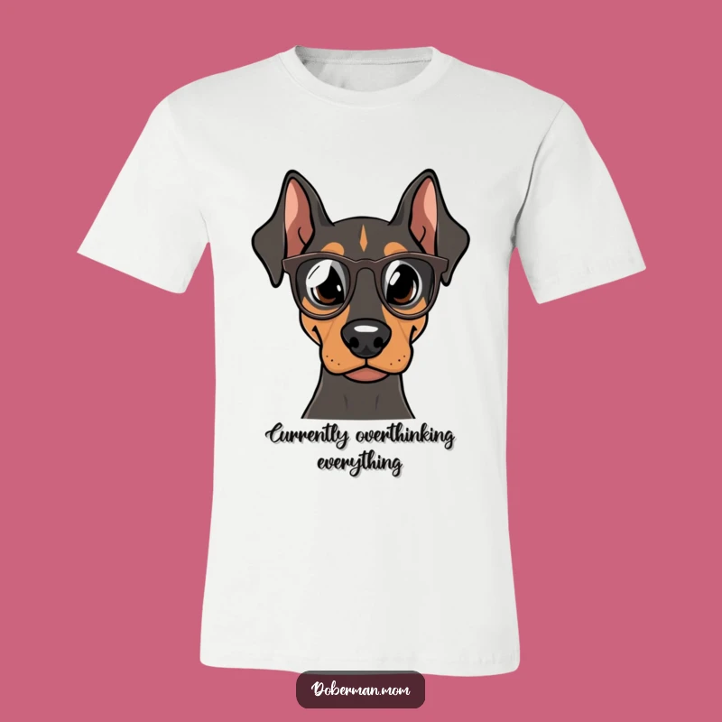 Funny Doberman Spectacles T-Shirt: A Smart Dog Fashion Statement Gift