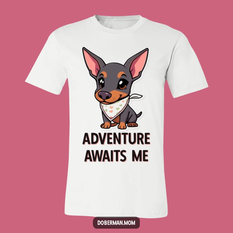 Funny Doberman Adventure T-Shirt Gear Up with this Hilarious Tee
