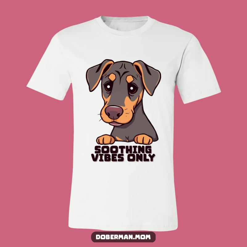 Funny Doberman Gentle Comfort T-Shirt: Heartwarming Dog Lover Gift